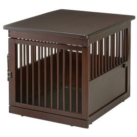 trRichell End Table Dog Crate (Option: Medium)